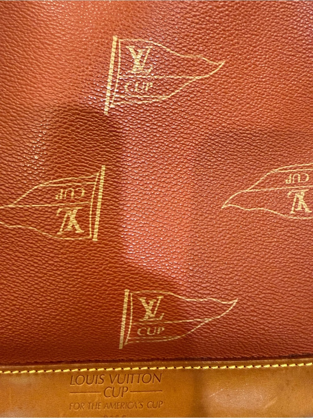 Vintage Louis Vuitton Cup Le Touquet Shoulder Bag In Red - Limited America’s Cup - Picture 14 of 16